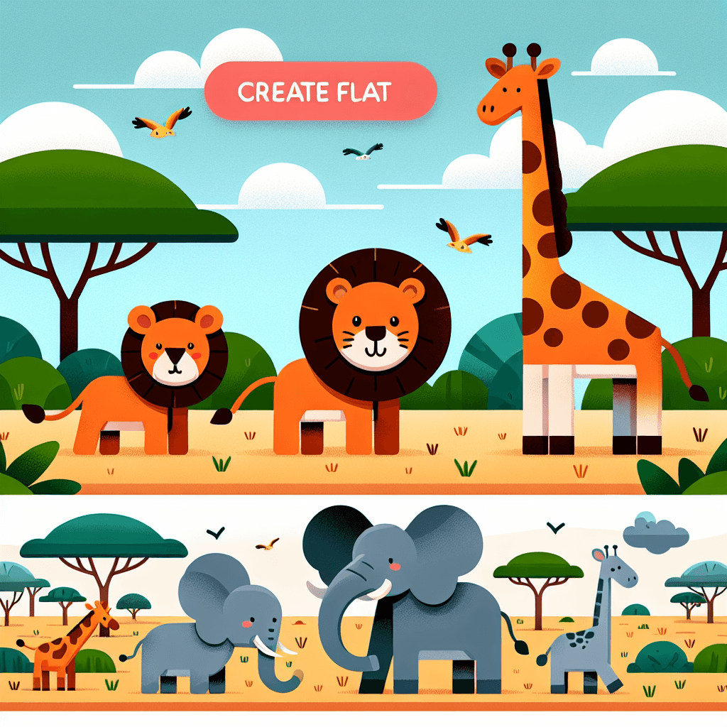 Safari Fun With Animal Friends Paint By Numbers