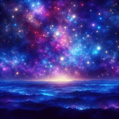 Luminous Night Skies DIY Paint By Numbers