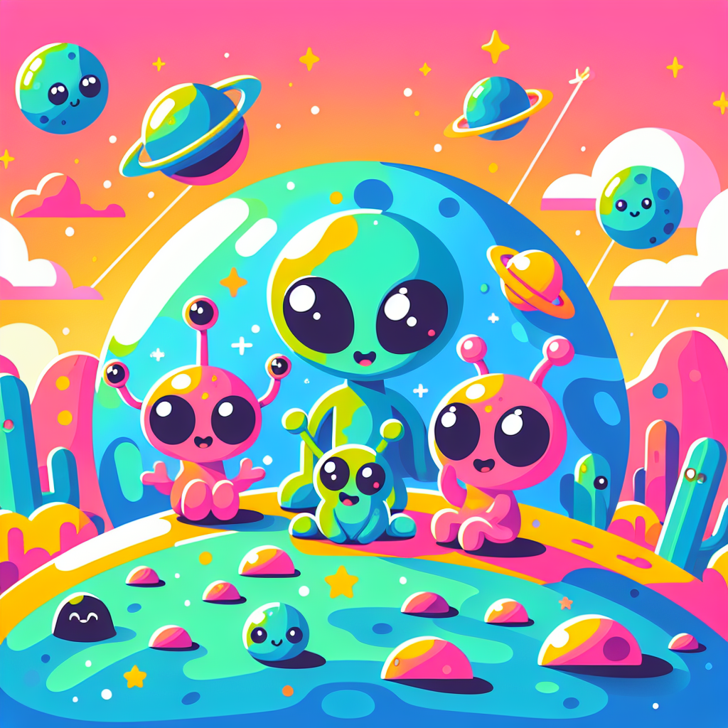 Fantastic Adventures With Aliens Paint By Numbers