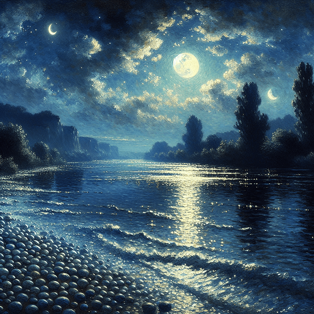 Mystical Night On The River DIY Paint By Numbers