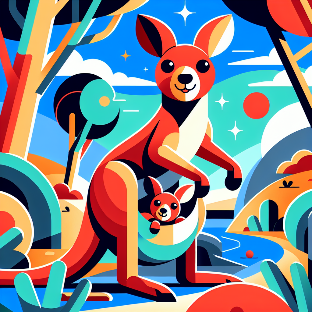 Kooky Kangaroo Kingdom Paint By Number