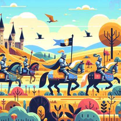 Knight's Quest Adventure Painting By Numbers Kit