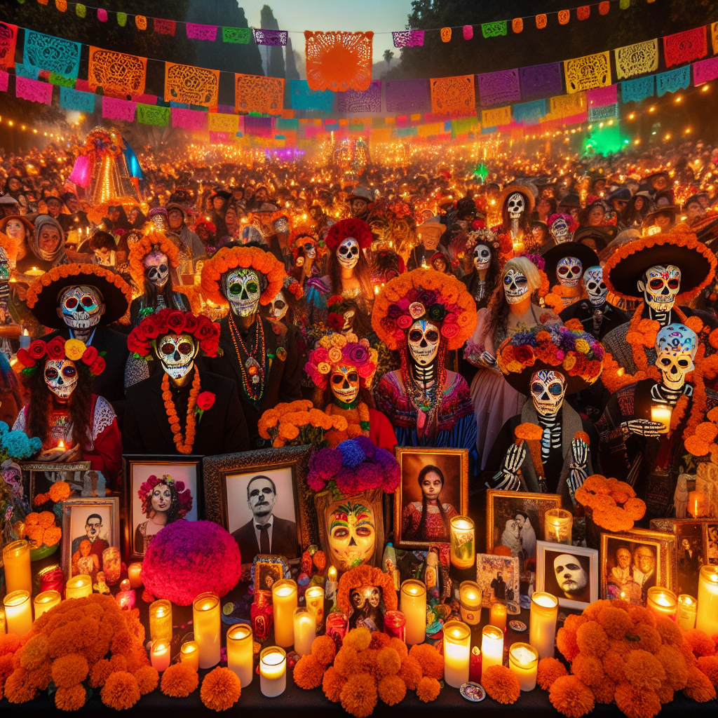 Day Of The Dead (Día De Los Muertos) DIY Paint By Numbers