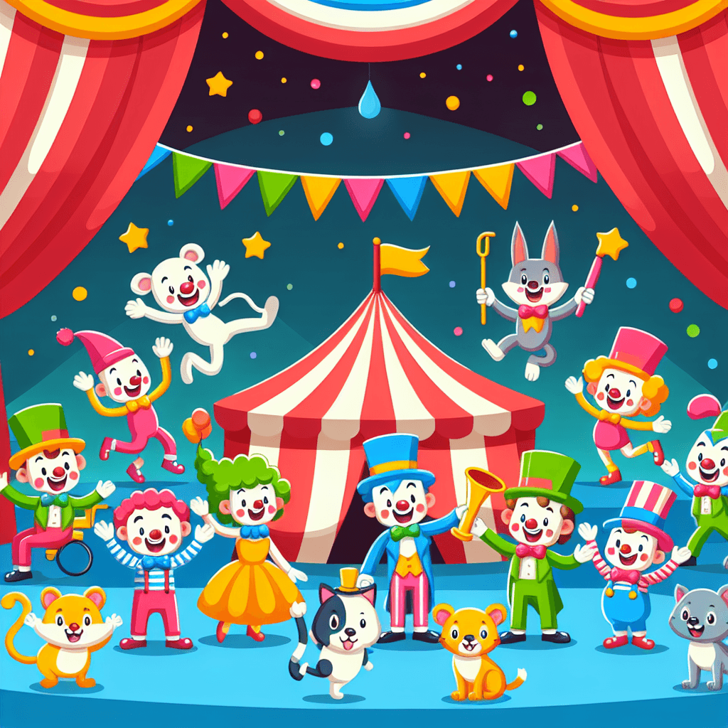 Circus Celebration Paint By Numbers Art
