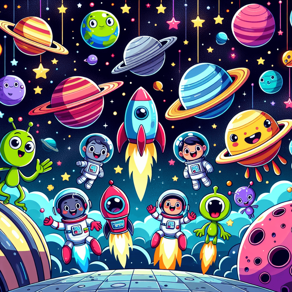 Galactic Explorers Mission Paint By Color