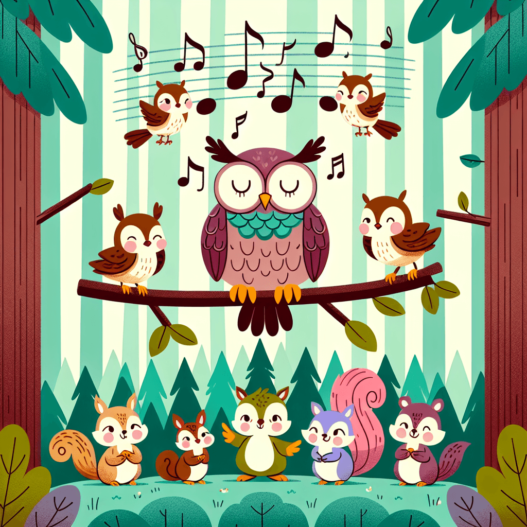 Happy Harmony Hoot Paint By Color