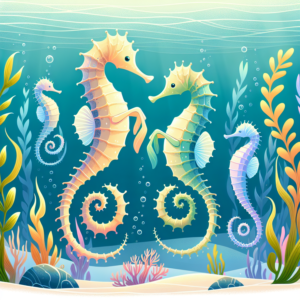 Sunlit Seahorse Ballet Painting Number Kit
