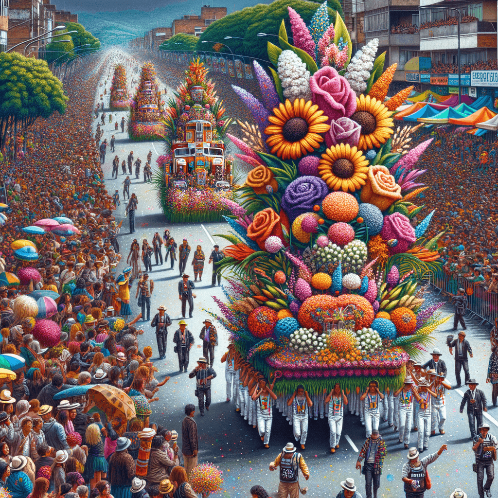 Flower Festival - Medellín, Colombia Number Painting