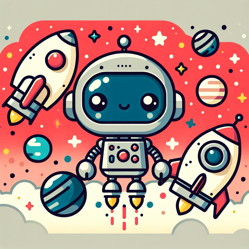 Space Robots And Rocketships Number Painting