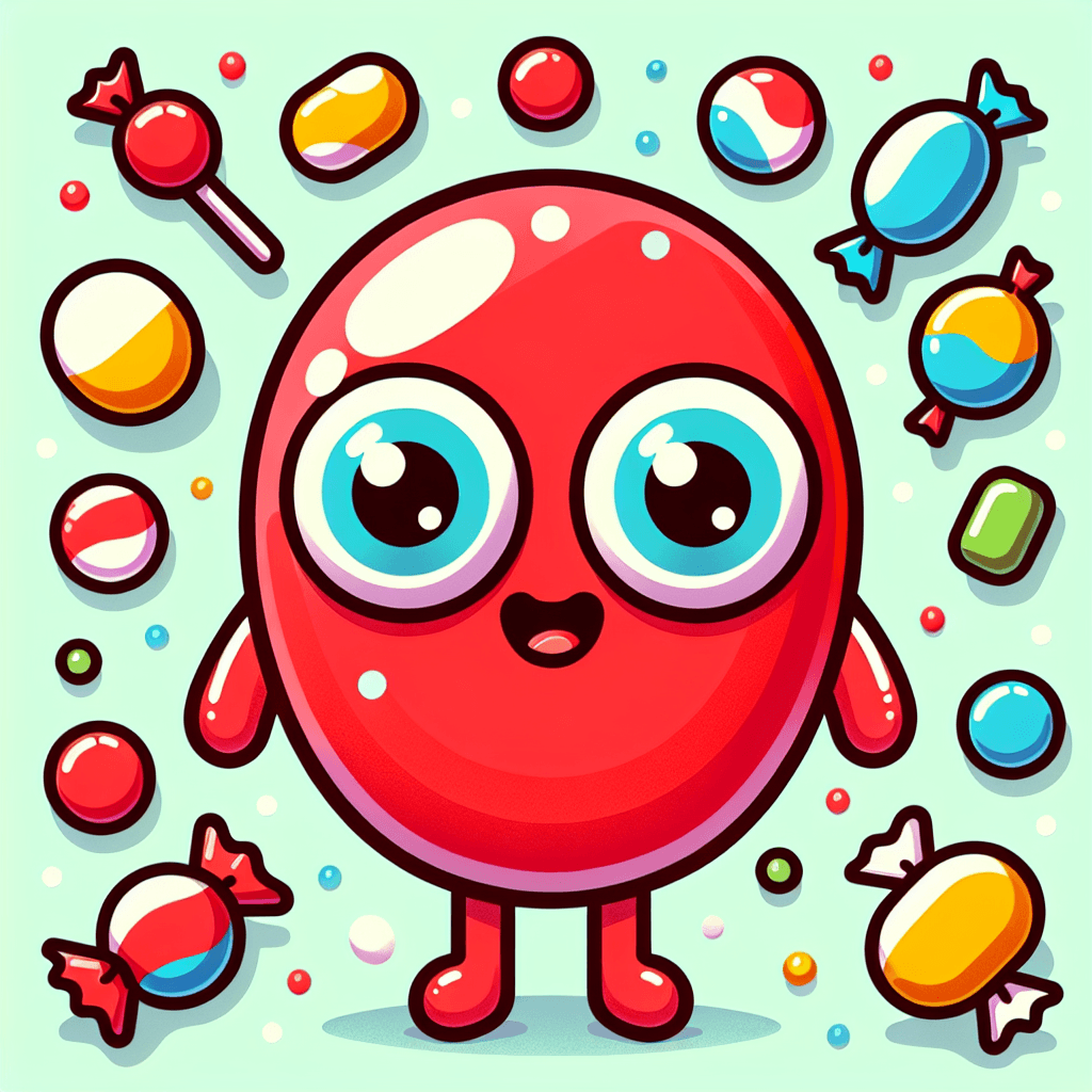 Jumpy Jellybean Paint By Numbers Art