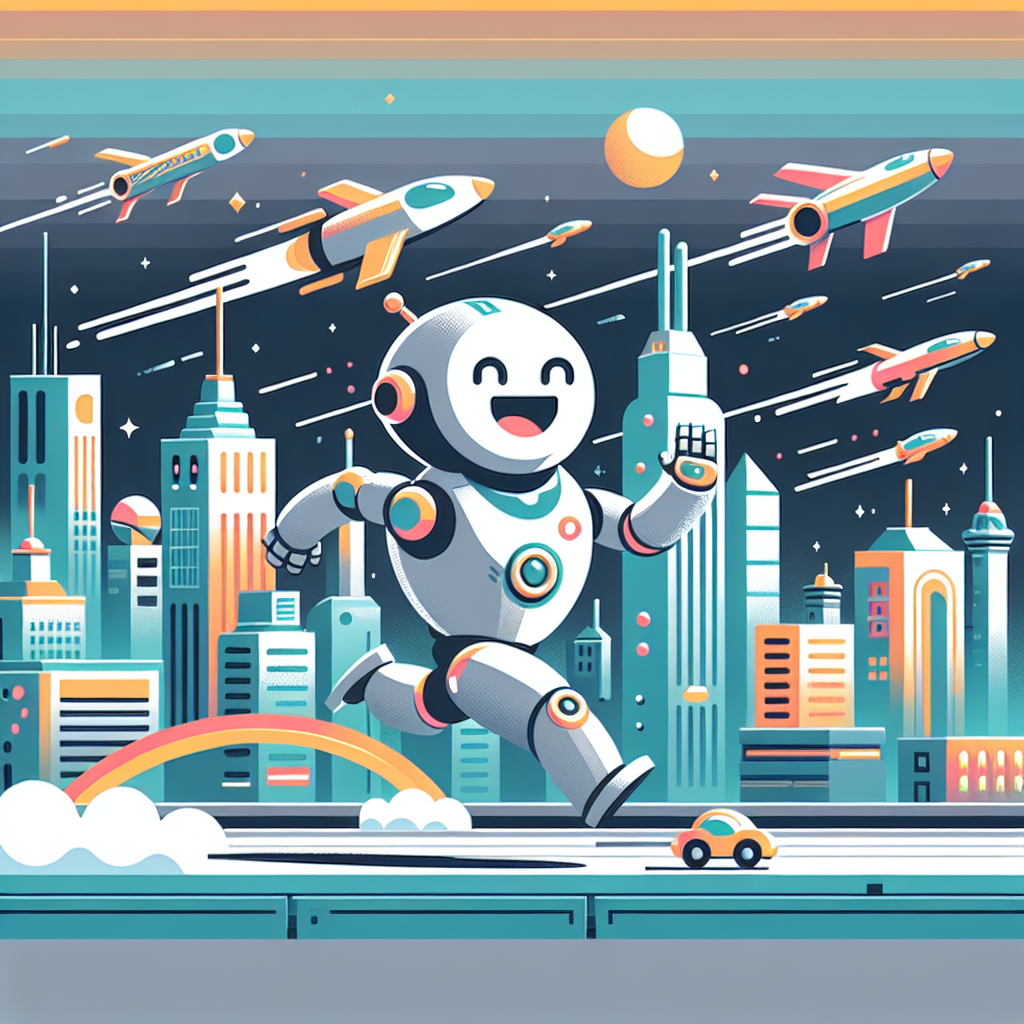 Robot's Futuristic Adventure Paint By Number