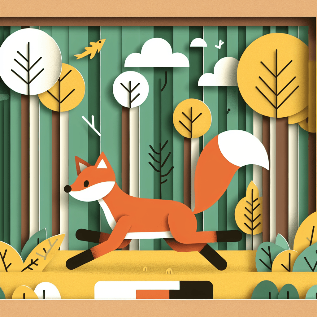 Forest Fox Fun Paint By Numbers Art