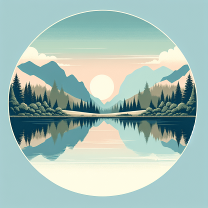 Tranquil Lakeview Paint By Number