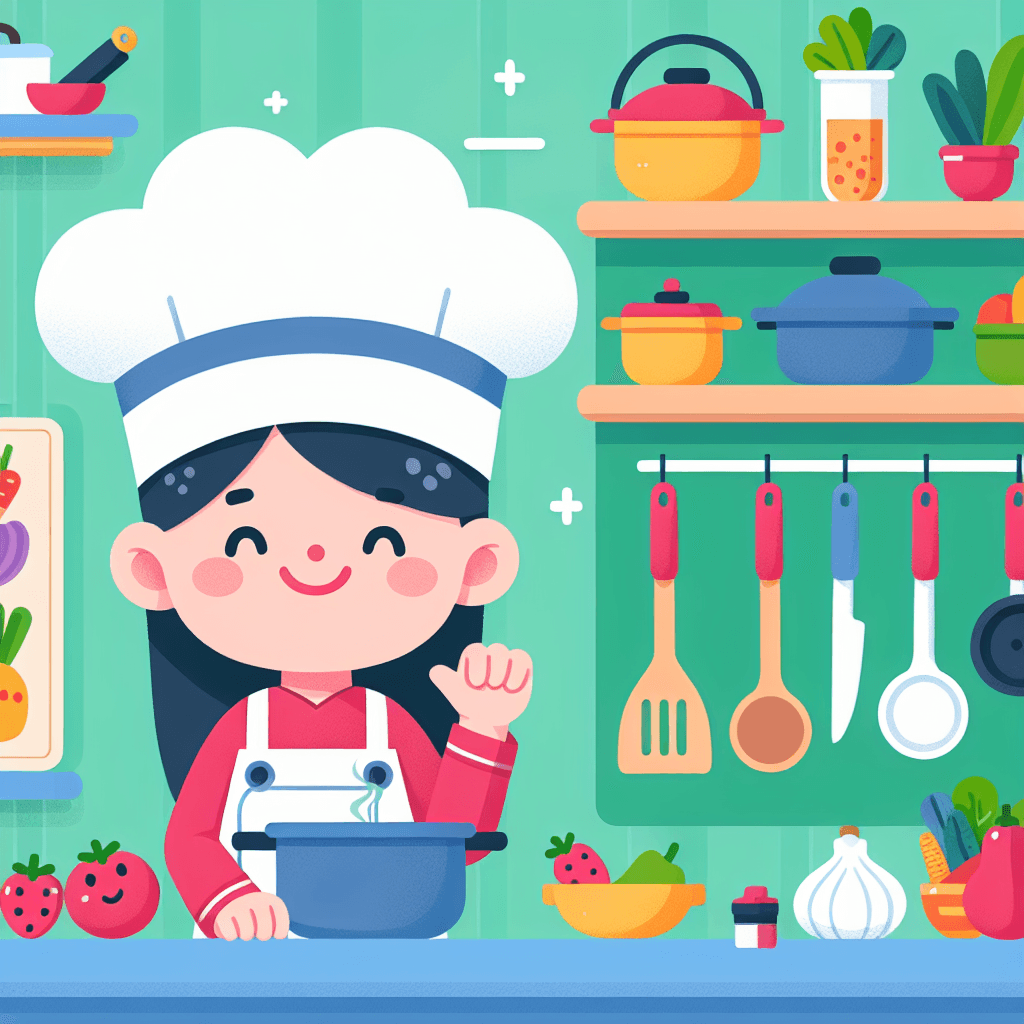 Cheerful Chef's Kitchen Painting By Numbers Kit