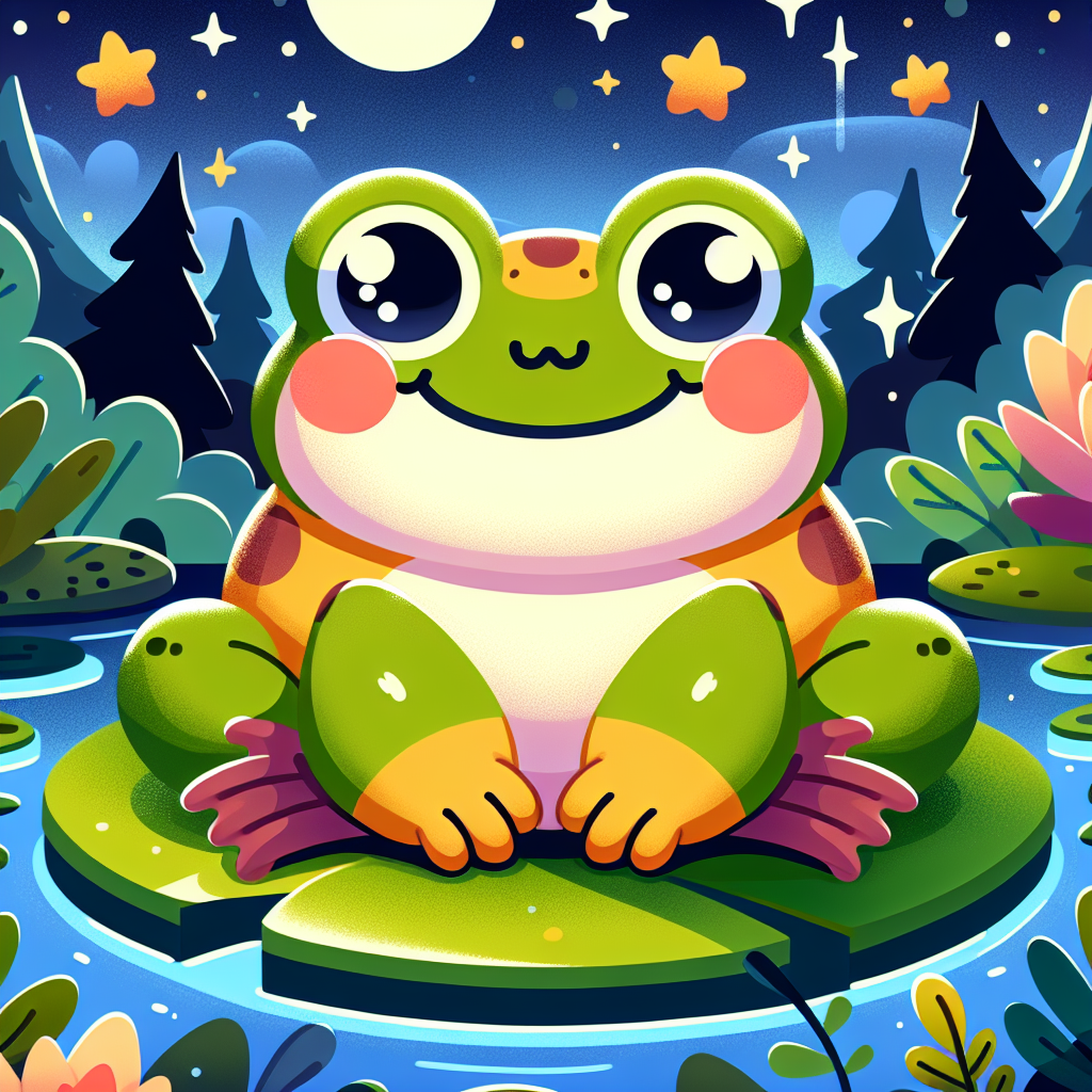 Twinkling Toad Numbered Painting Kits