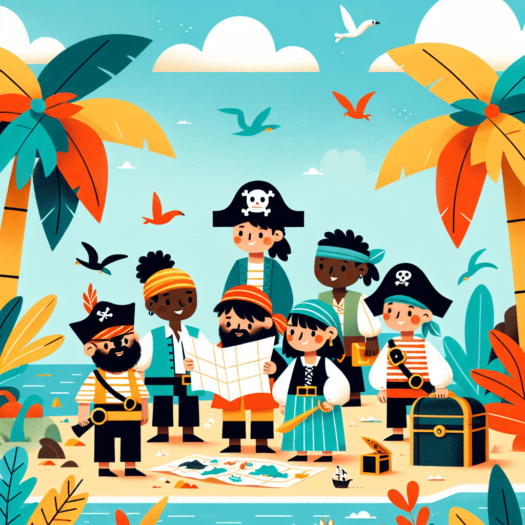 Adventure Island Pirates DIY Paint By Numbers