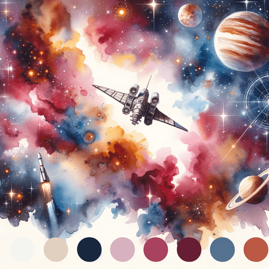 Space Quest Numbered Painting Kits