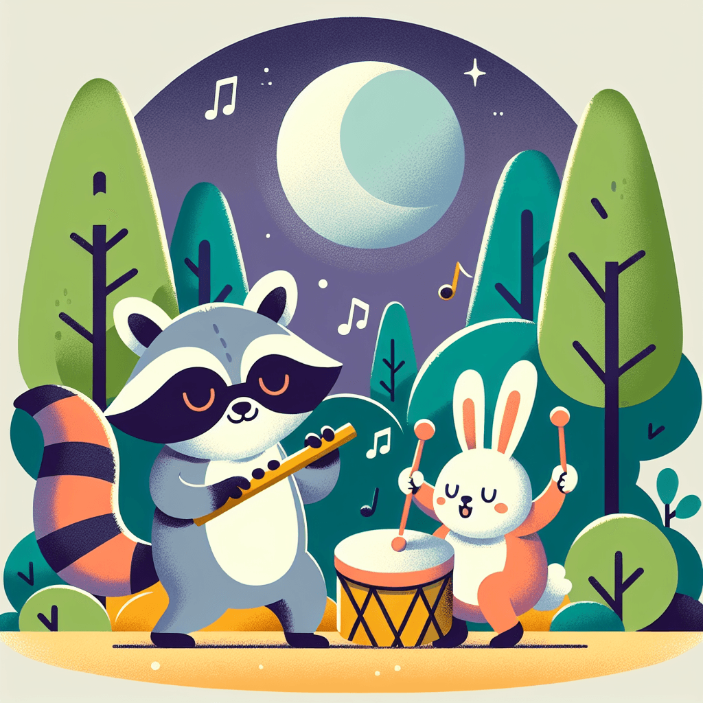 Forest Animal Orchestra DIY Paint By Numbers