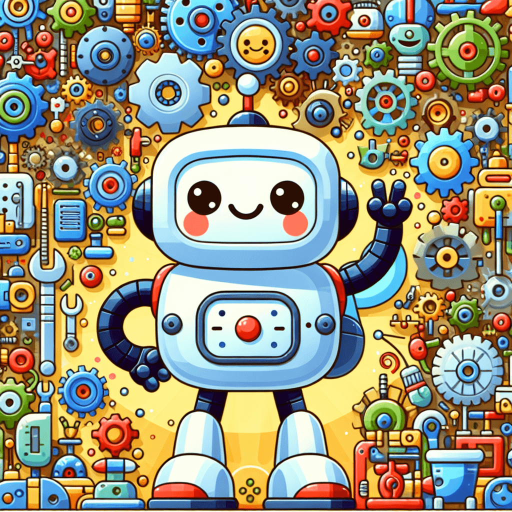 Creative Robot World Paint By Number