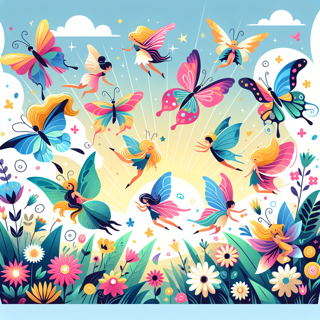 Magical Butterfly Meadow Paint By Numbers Art