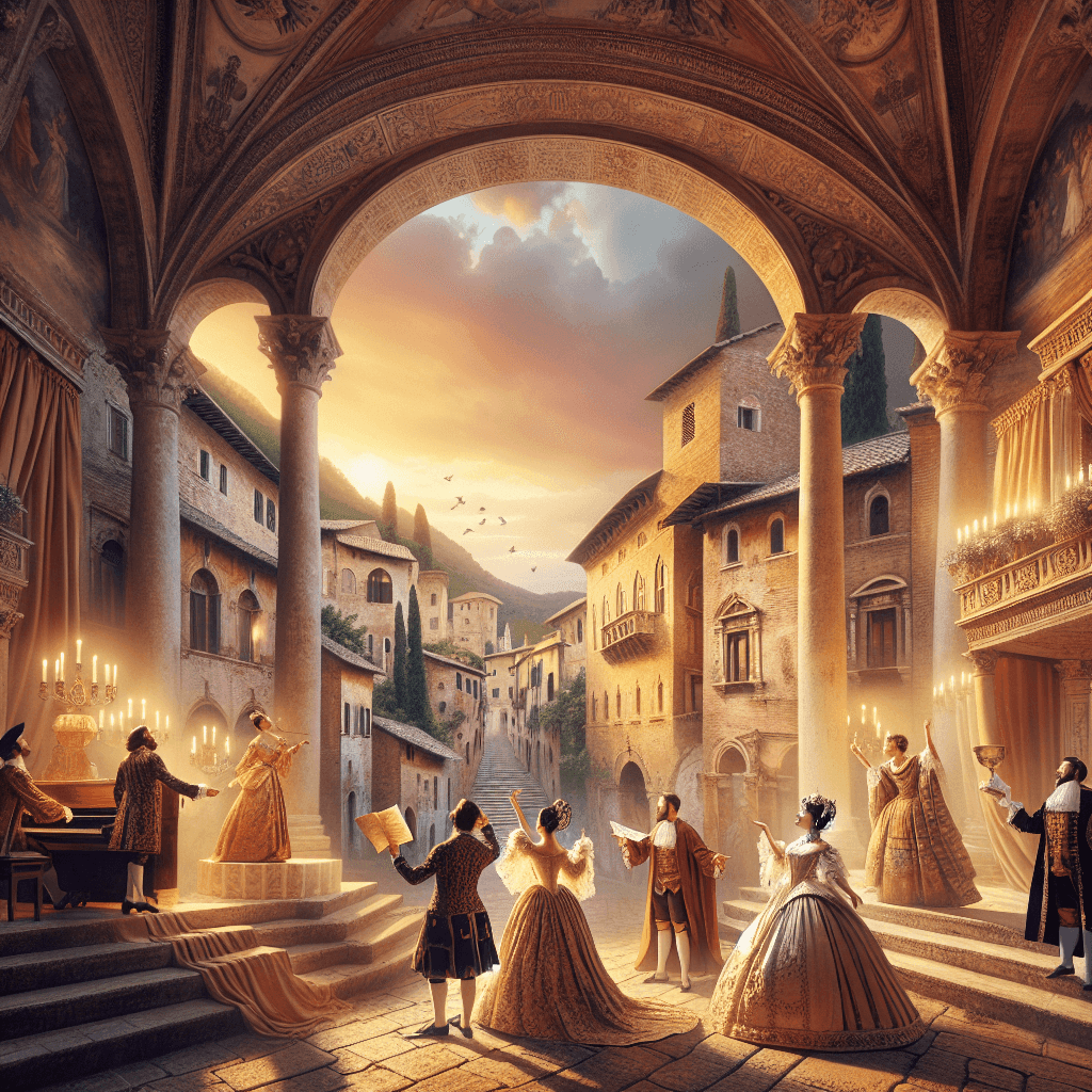 Spoleto Festival Dei Due Mondi - Italy Painting By Numbers Kit