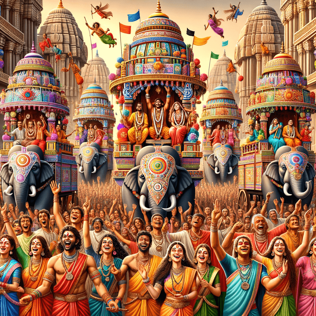 Rath Yatra Paint By Numbers
