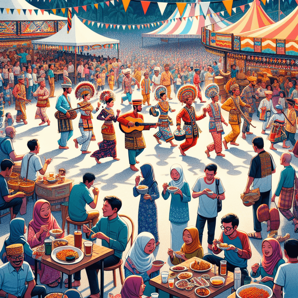 Kota Kinabalu Festival Paint By Numbers Art