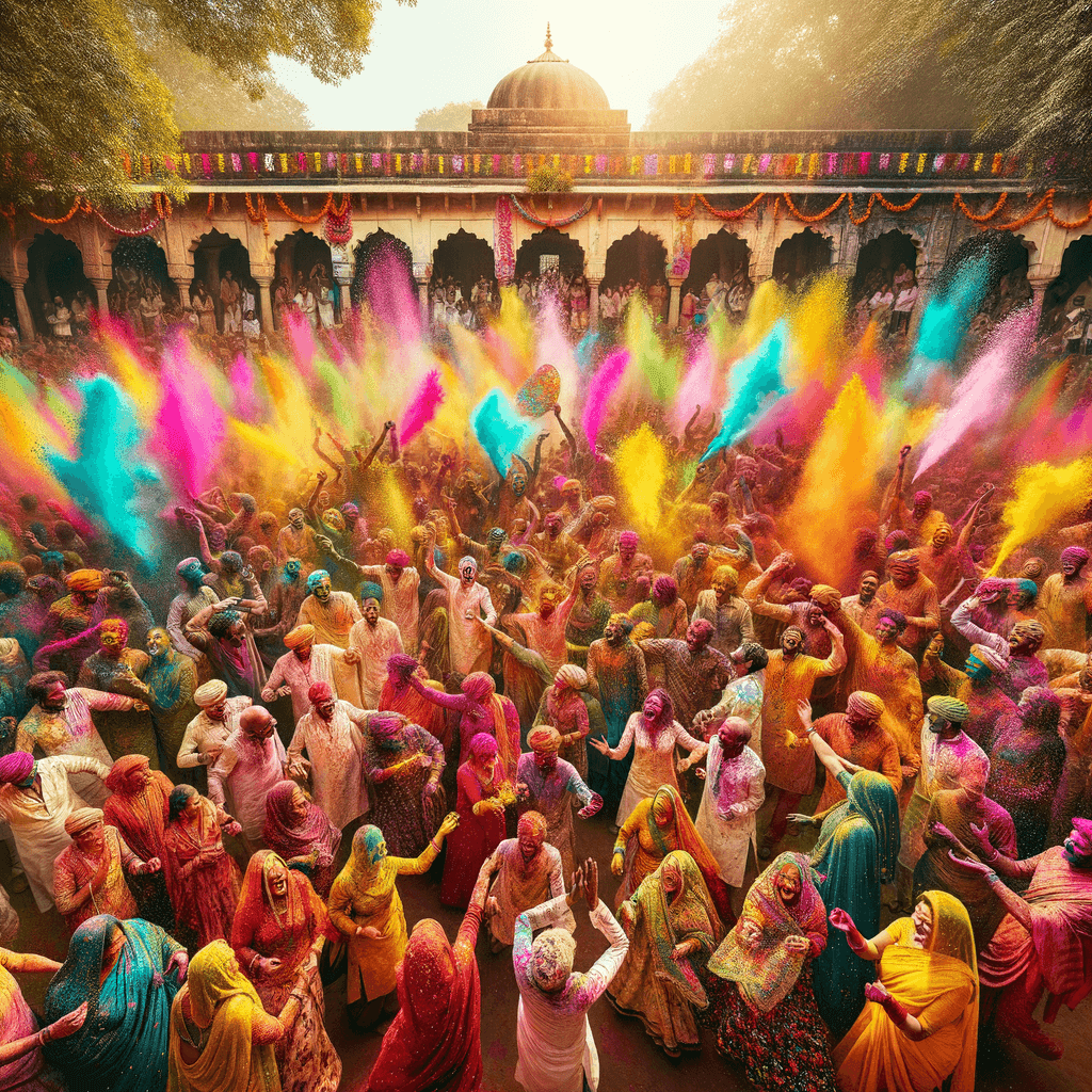 The Festival Of Colors Paint By Numbers