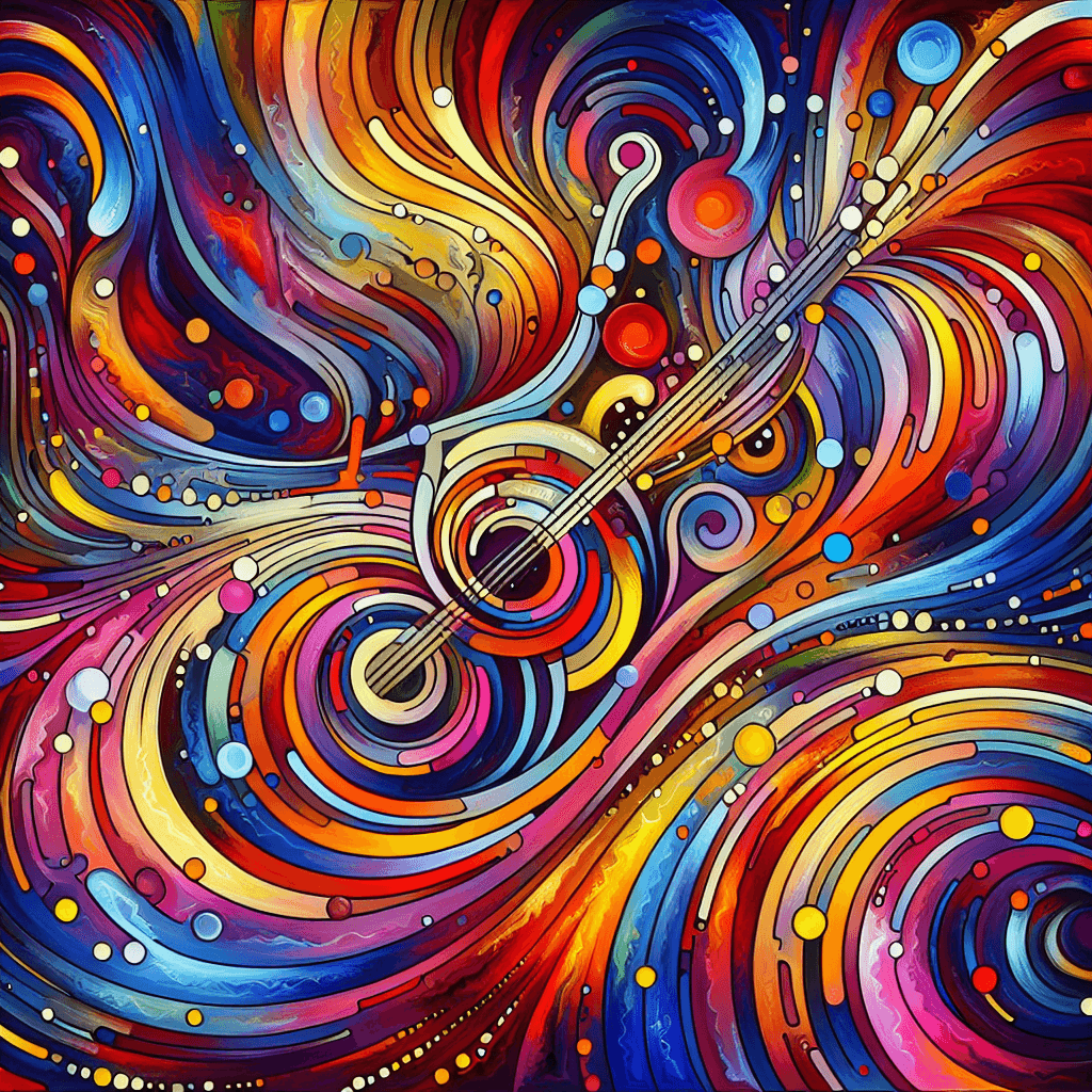 Abstract Music Symphony Paint By Numbers Kits