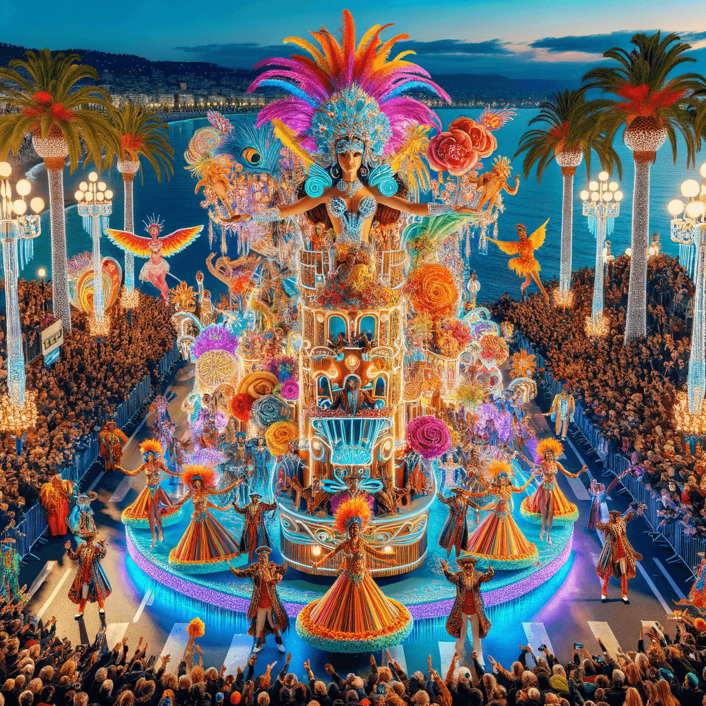 Carnaval De Nice - France Painting Number Kit