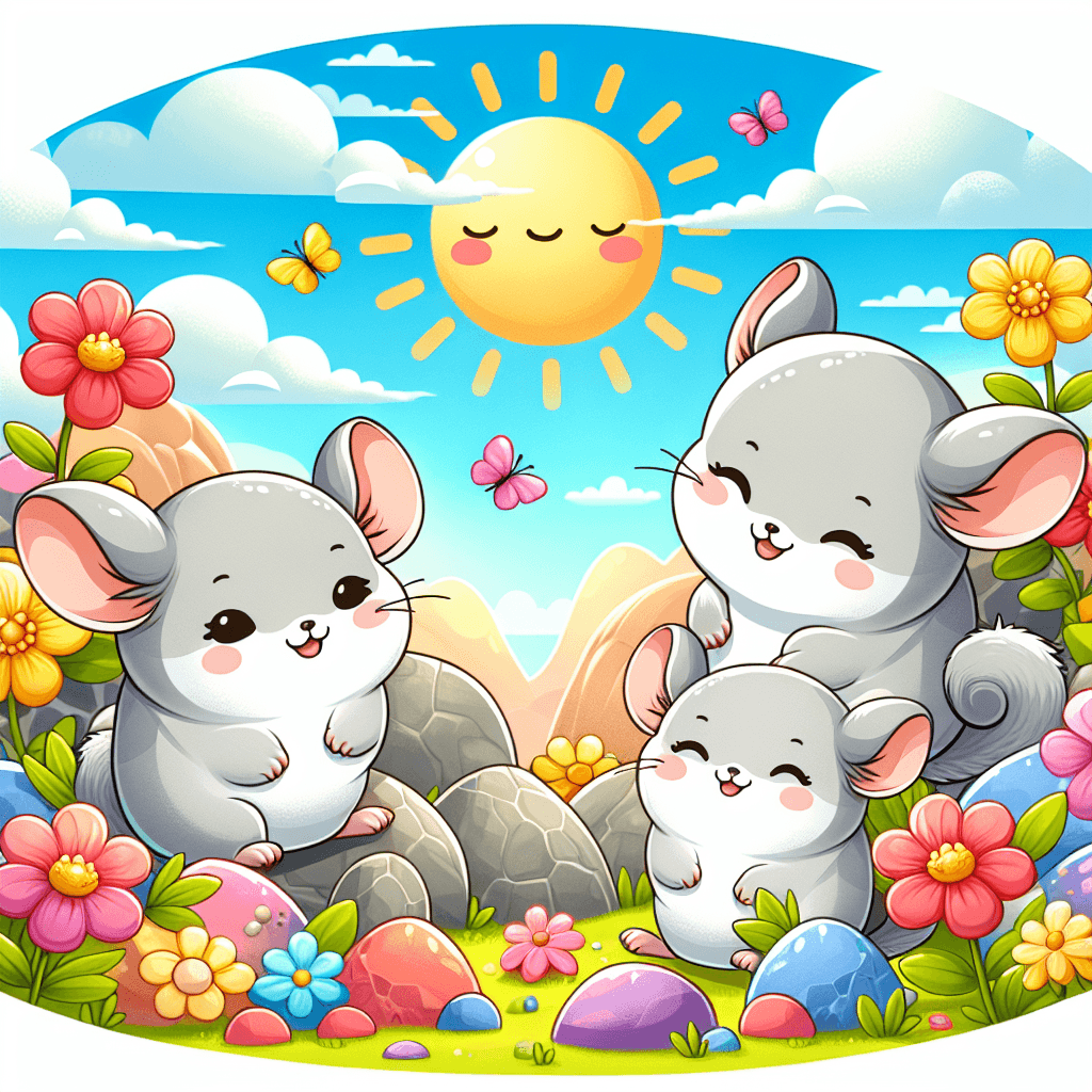 Cheerful Chinchillas Painting Number Kit