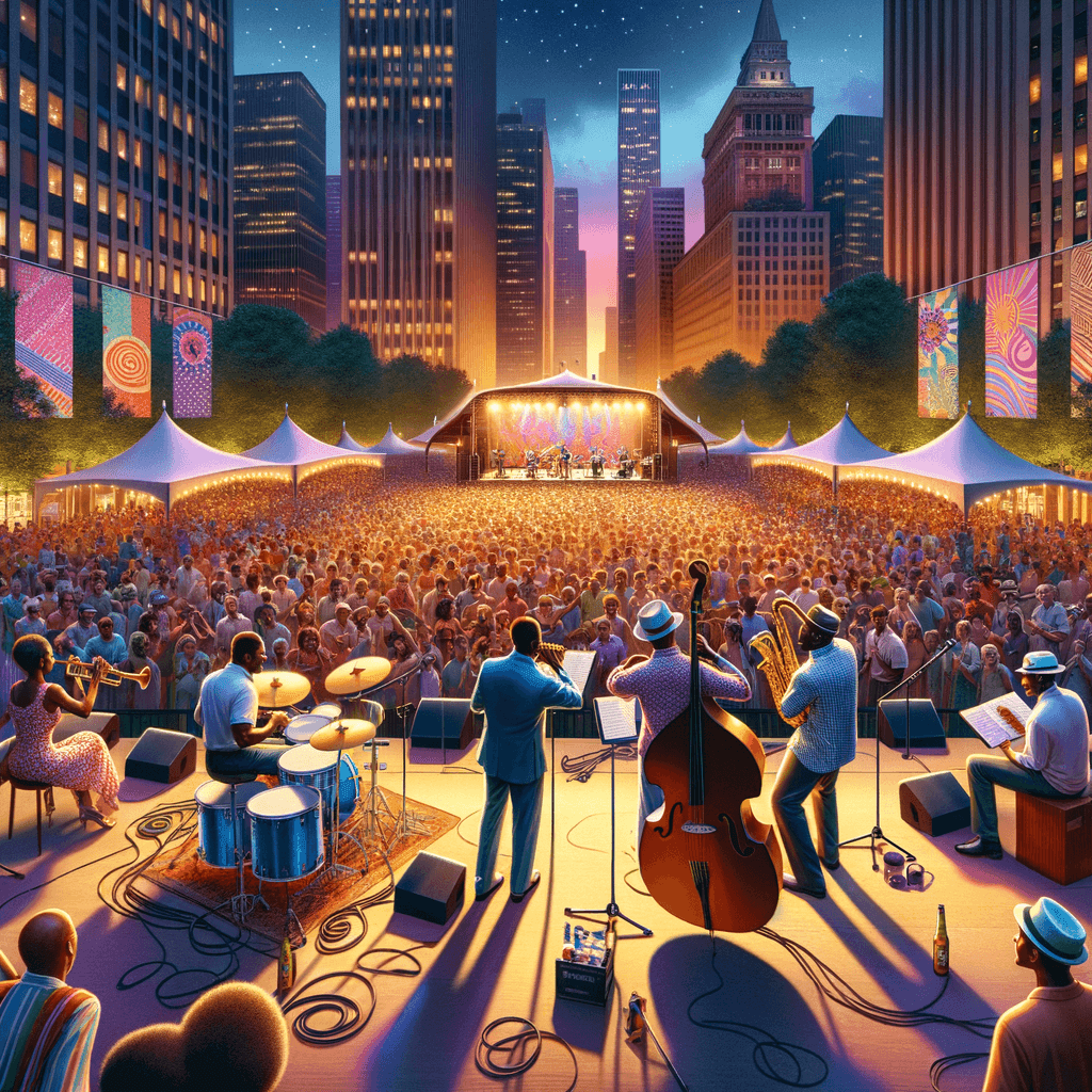 Montreal Jazz Festival - Montreal, Canada Number Painting