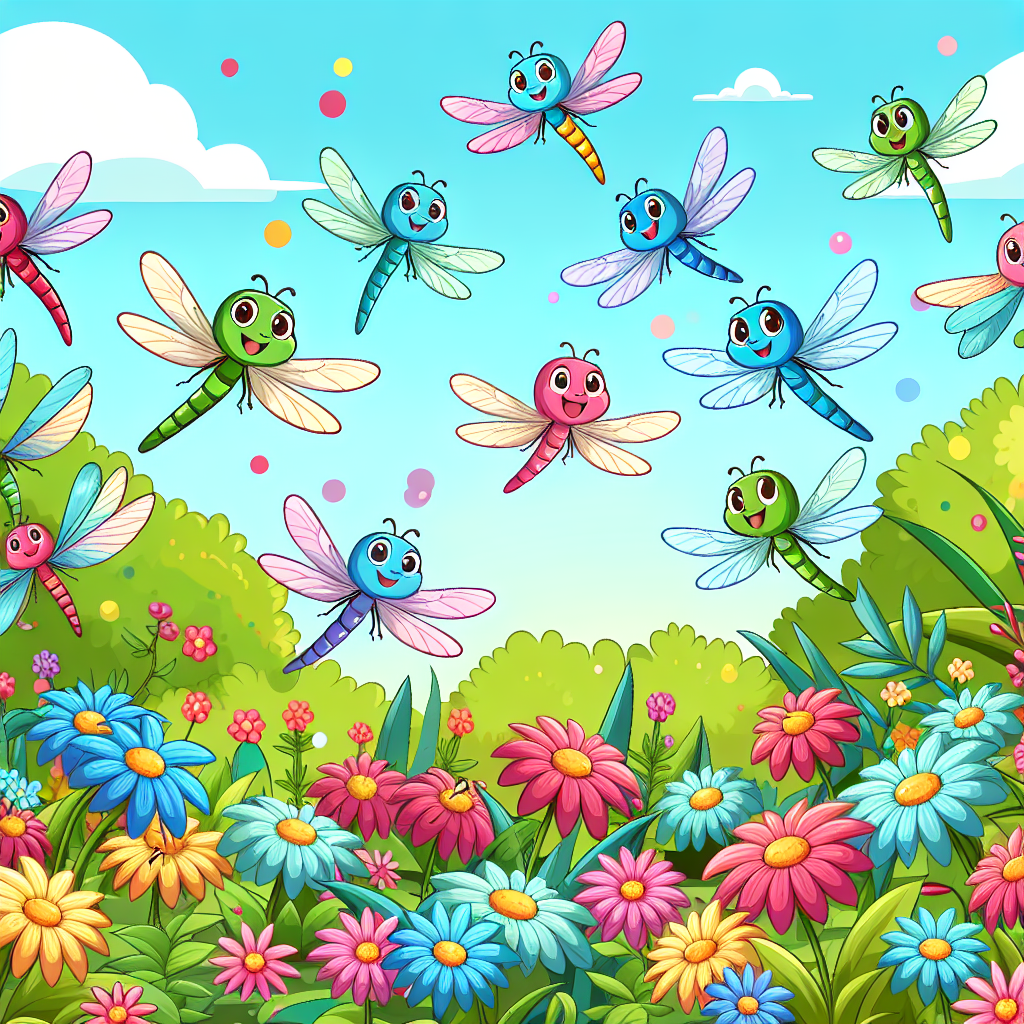 Dreamy Dragonfly Dance Painting Number Kit