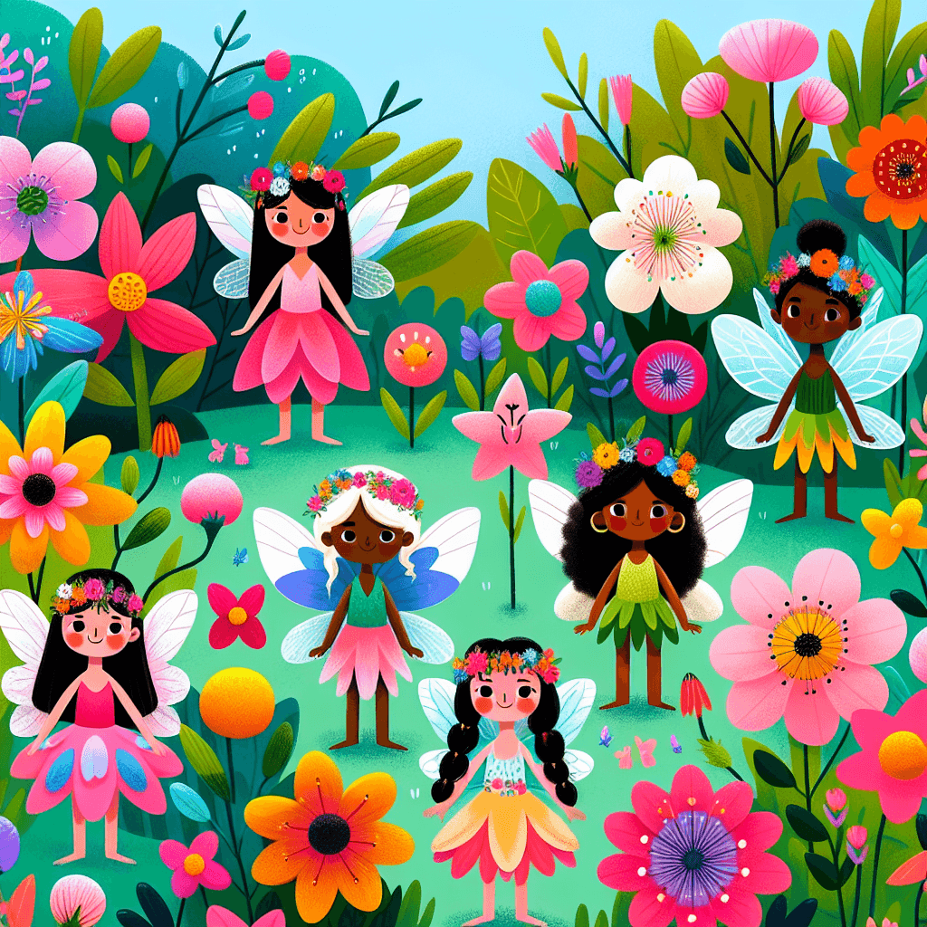 Flower Fairyland Paint By Numbers Kits
