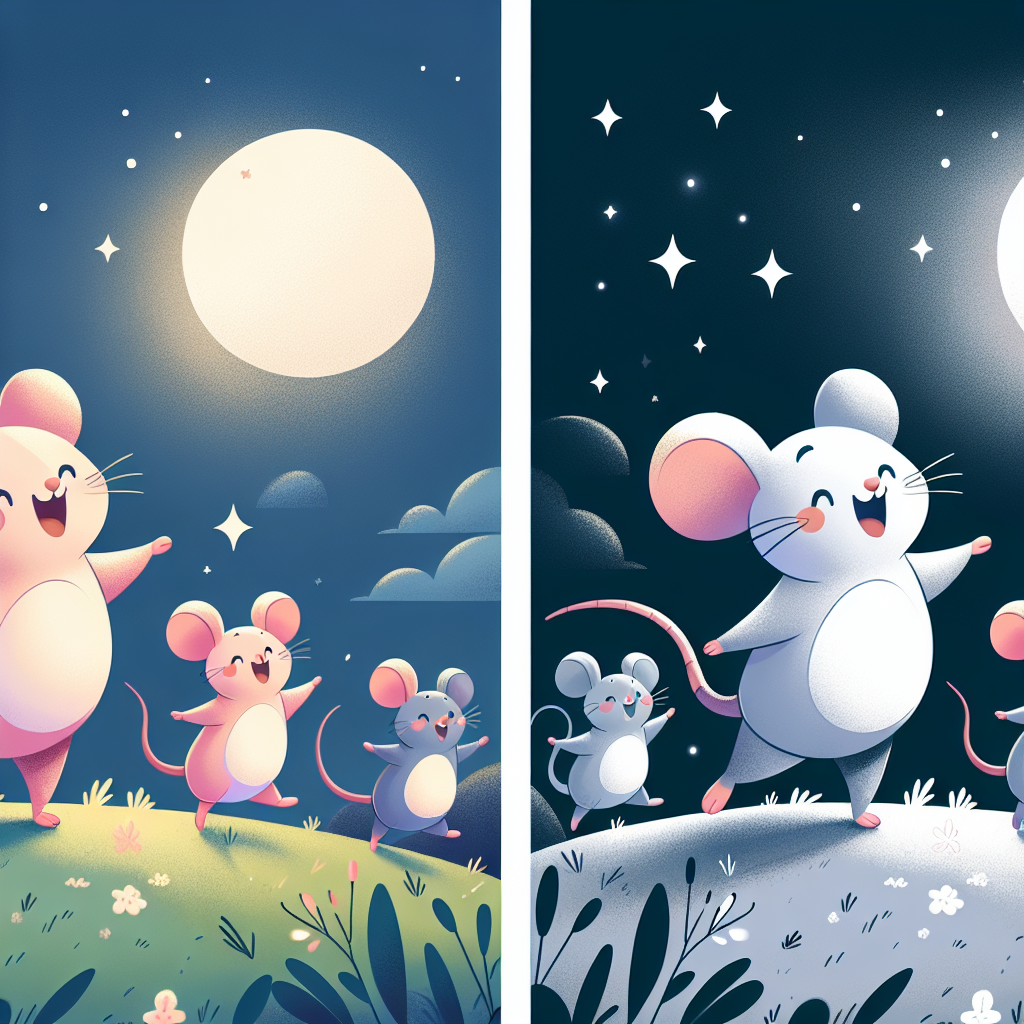 Moonlight Meadow Mice Paint By Color