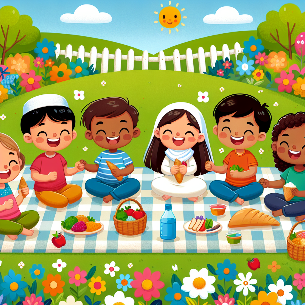 Glorious Garden Picnic Paint By Number