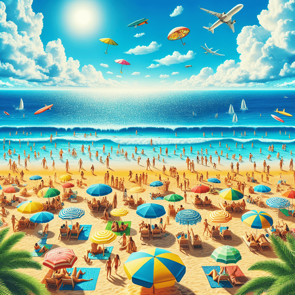 Bright Beach Days Painting Number Kit