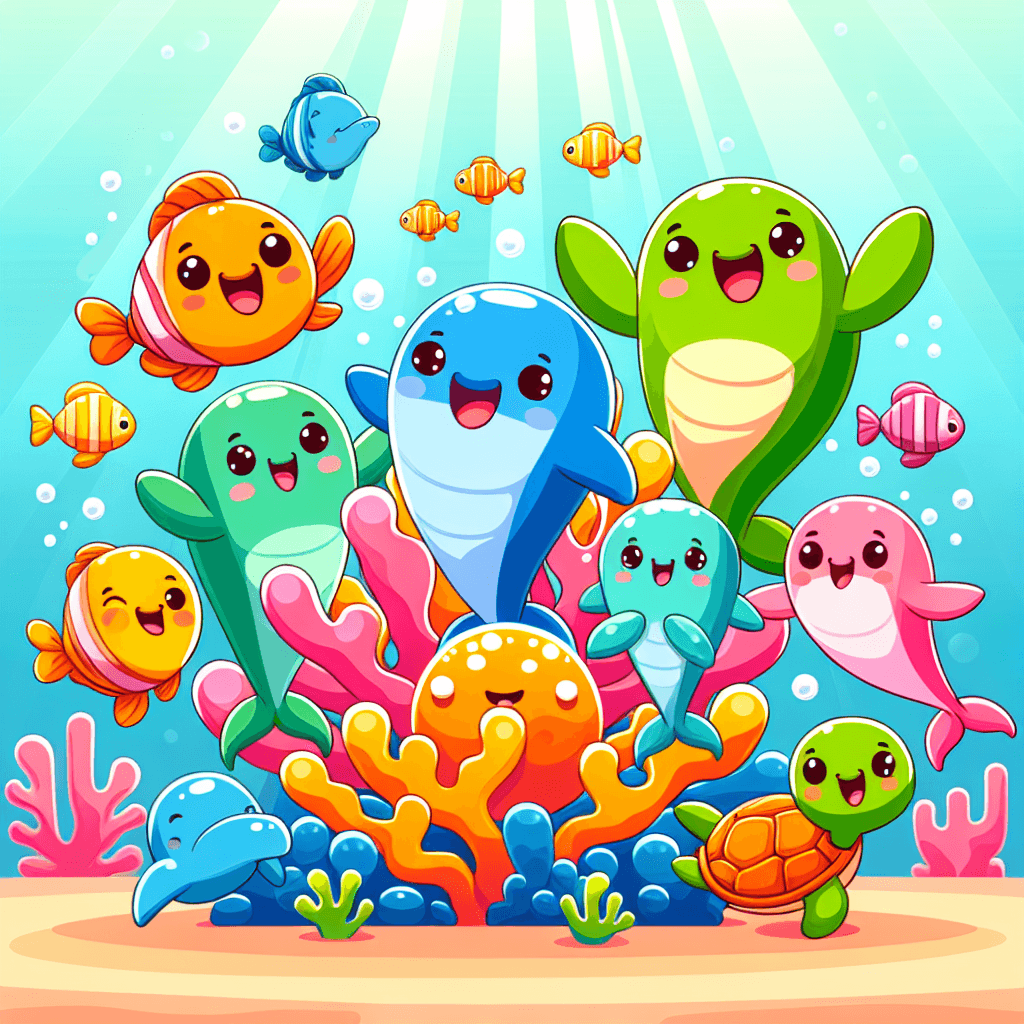 Joyful Underwater Fiesta DIY Paint By Numbers