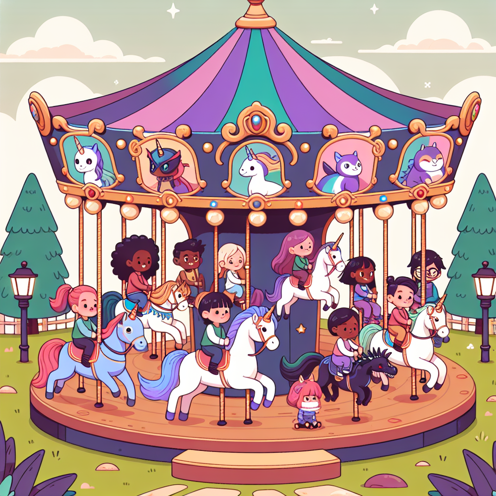Fairytale Carousel Paint By Numbers Kits