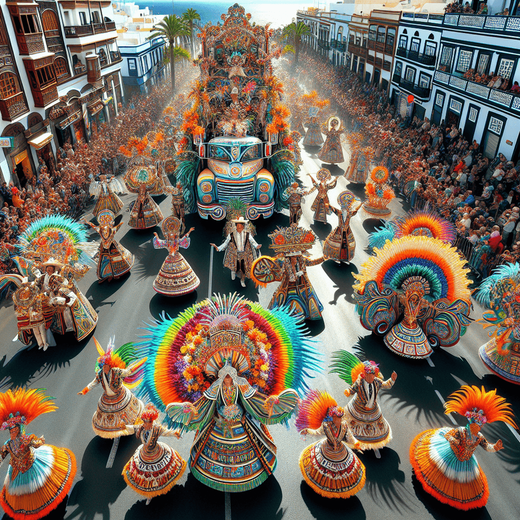 Day Of The Canary Islands - Las Palmas, Canary Islands Paint By Number