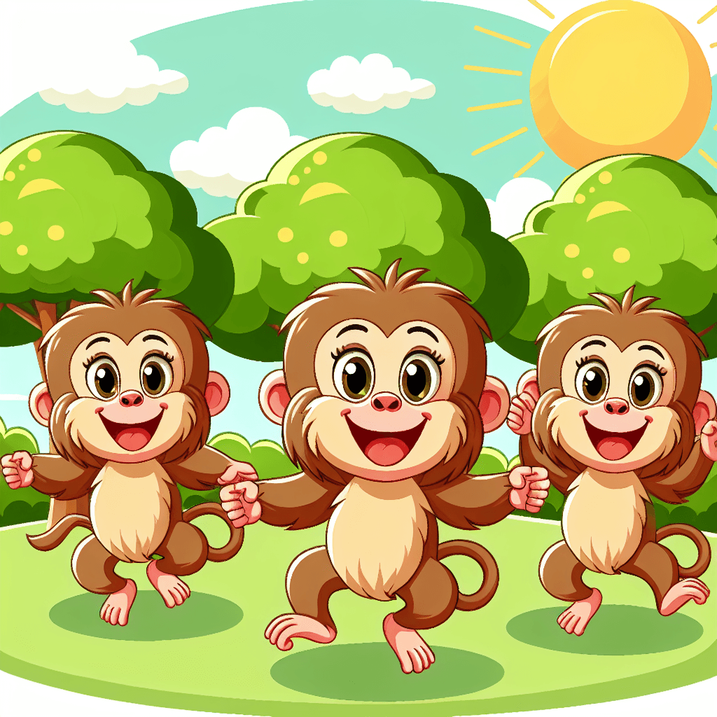 Bouncing Baboon Family Numbered Painting Kits