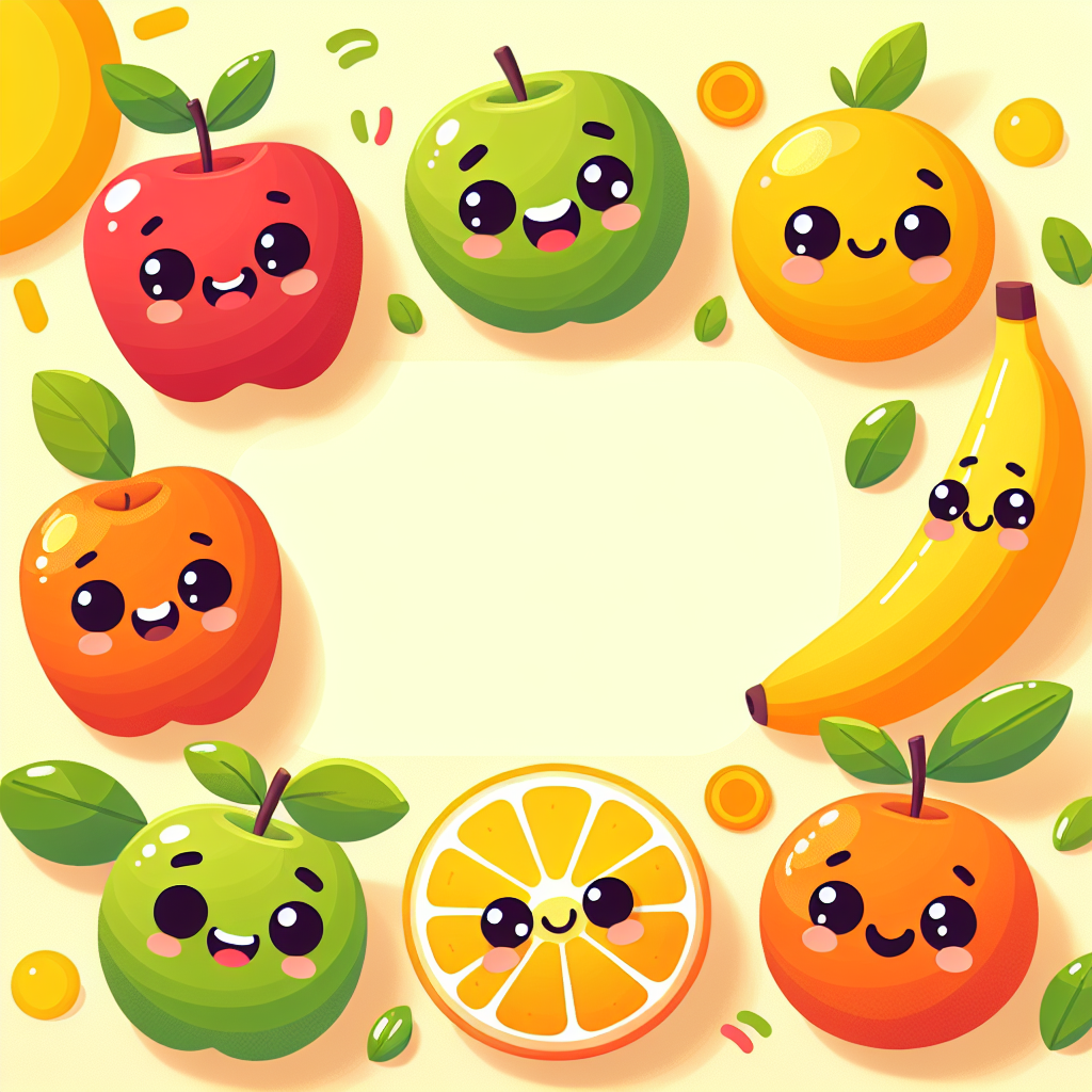 Fun Fruits DIY Paint By Numbers