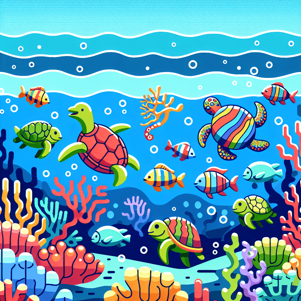 Under The Sea Gala DIY Paint By Numbers
