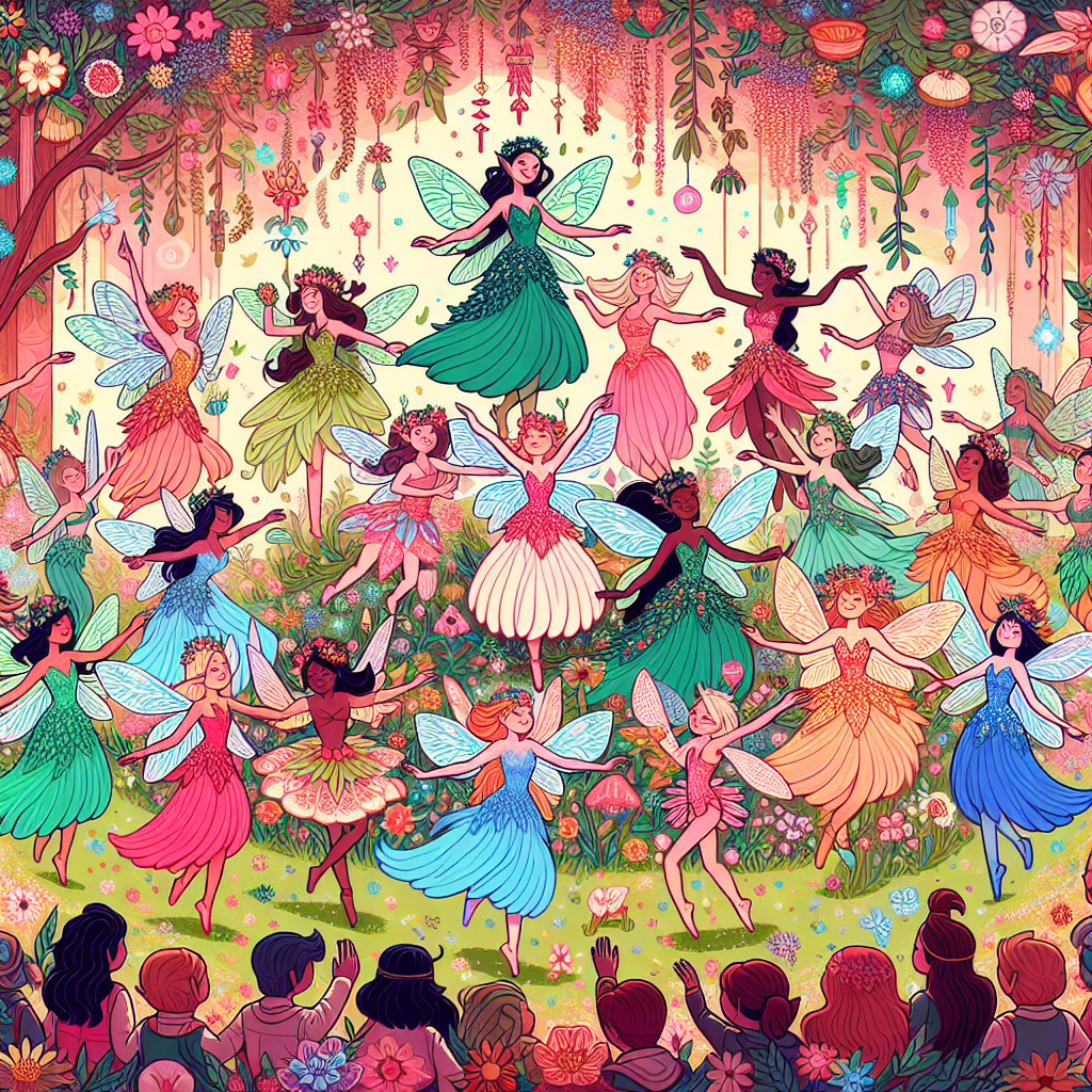 A Day In Fairyland Paint By Number