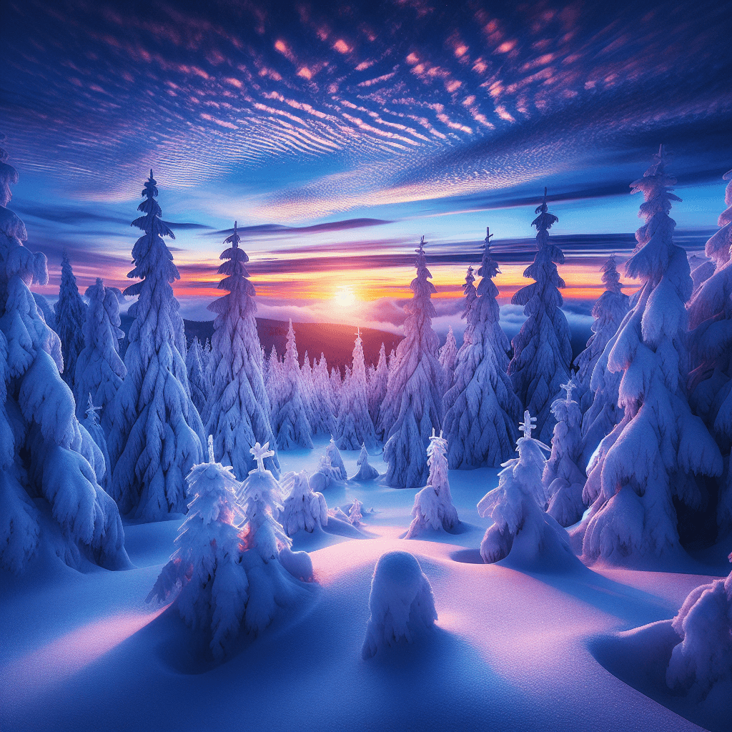Winter Twilight Enchantment DIY Paint By Numbers