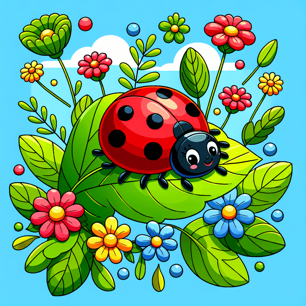 Happy Ladybug Adventure Numbered Painting Kits