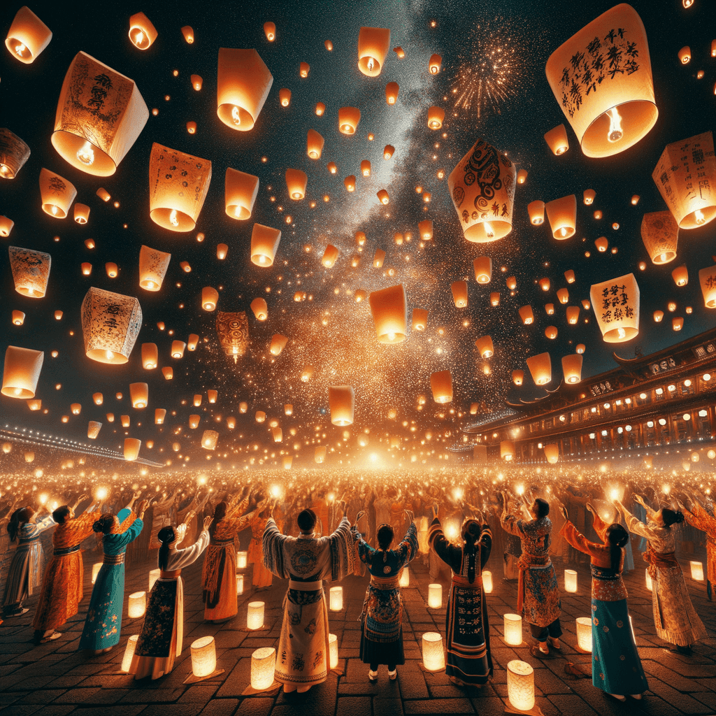 Lantern Festival - Taiwan Paint By Number