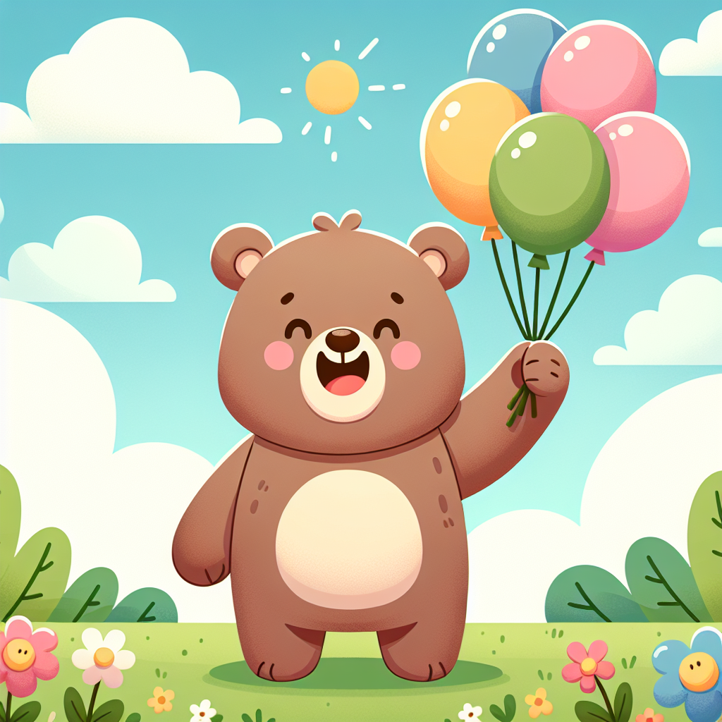 Joyful Bear Painting By Numbers Kit