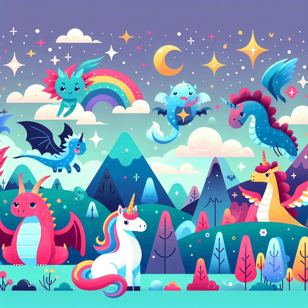 Mystical Mythical Beasts Paint By Numbers