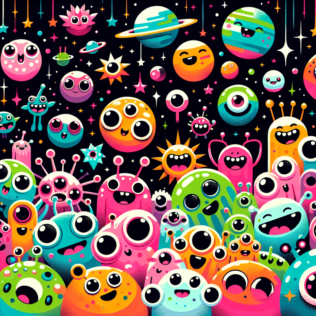 Alien Galaxy Quest Paint By Numbers Kits